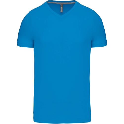 KARIBAN VINTAGE V-NECK K357 / Мъжка тениска с къс ръкав